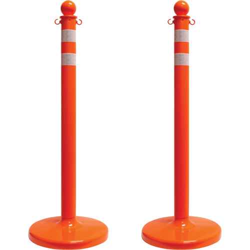 [SGR087] Medium-Duty Reflective Stanchion Set (SGR087)