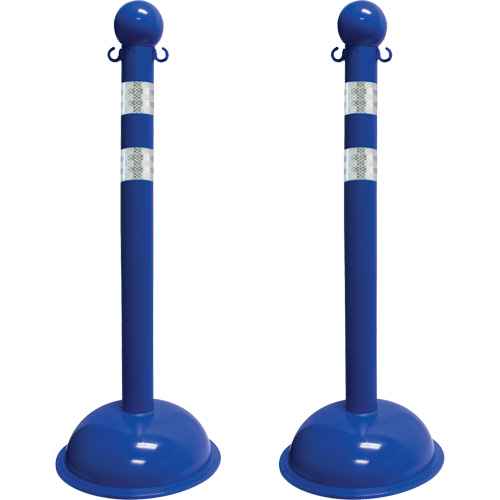 Heavy-Duty Reflective Stanchion Set (SGR089)