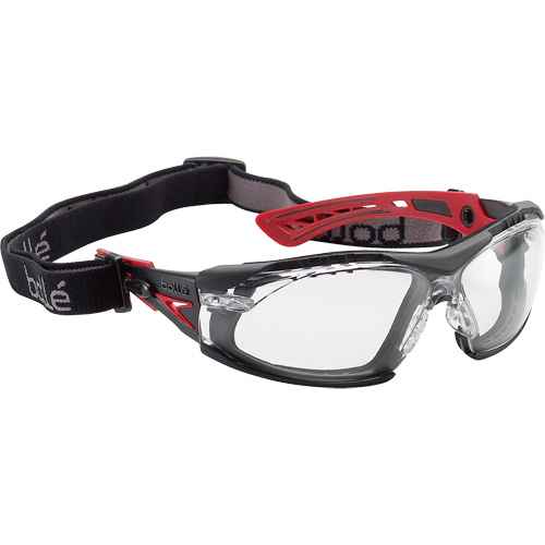 [SGR155] Rush+ Foam Rimmed Safety Glasses with Strap (SGR155)