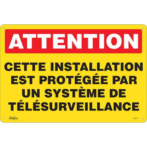 [SGS317] Enseigne «Système de télésurveillance» (SGS317)