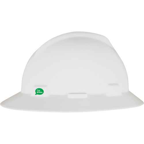 [SGW082] V-Gard® GREEN Slotted Full Brim Hard Hat (SGW082)