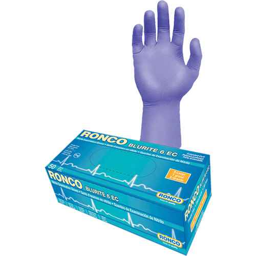 [SGW438] Gants d'examen à manchette allongée Blurite 6 EC (SGW438)