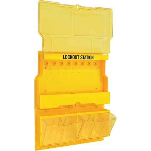 [SGW625] Deluxe Lockout Station with Cover and Trilingual Labels (SGW625)