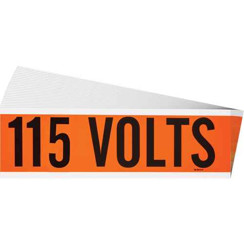 [SGX936] Étiquette de tension pour conduit « 115 Volts » (SGX936)