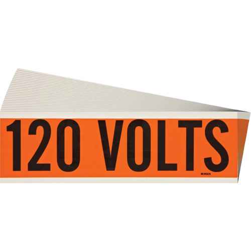[SGX937] "120 Volts" Conduit & Voltage Labels (SGX937)