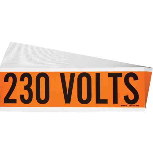[SGX942] Étiquette de tension pour conduit « 230 Volts » (SGX942)