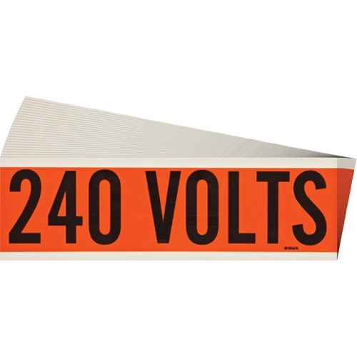 [SGX944] "240 Volts" Conduit & Voltage Labels (SGX944)