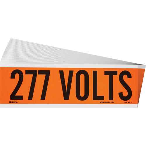 [SGX946] "277 Volts" Conduit & Voltage Labels (SGX946)