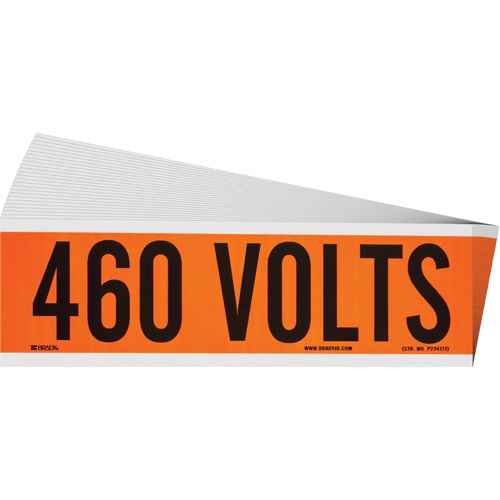 [SGX950] Étiquette de tension pour conduit « 460 Volts » (SGX950)