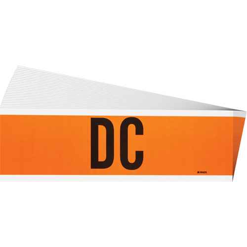 [SGX956] Étiquette de tension pour conduit « DC » (SGX956)