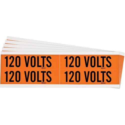 [SGX965] "120 Volts" Conduit & Voltage Labels (SGX965)