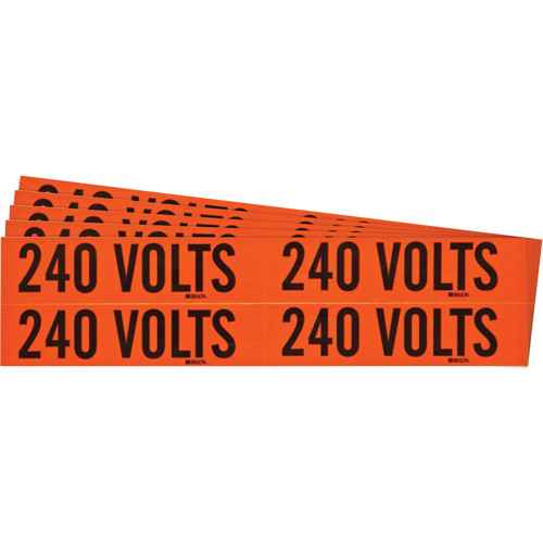 [SGX970] "240 Volts" Conduit & Voltage Labels (SGX970)