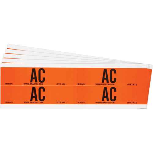 Étiquette de tension pour conduit « AC » (SGX980)