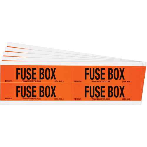 [SGX983] "Fuse Box" Conduit & Voltage Labels (SGX983)
