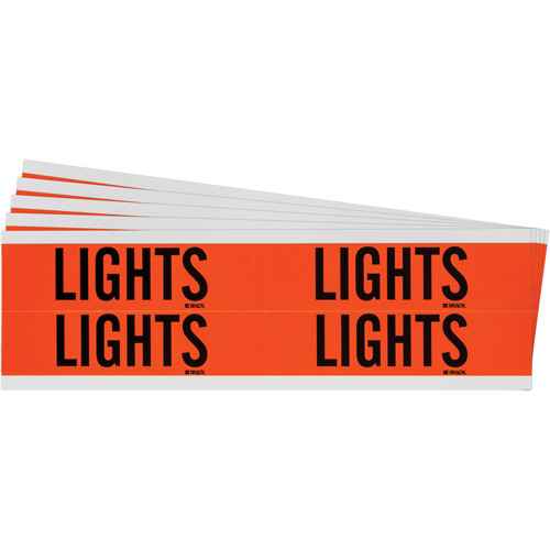 Étiquette de tension pour conduit « Lights » (SGX984)