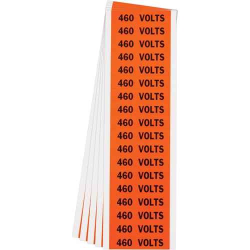 [SGY001] Étiquette de tension pour conduit « 460 Volts » (SGY001)