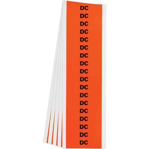 [SGY003] Étiquette de tension pour conduit « DC » (SGY003)