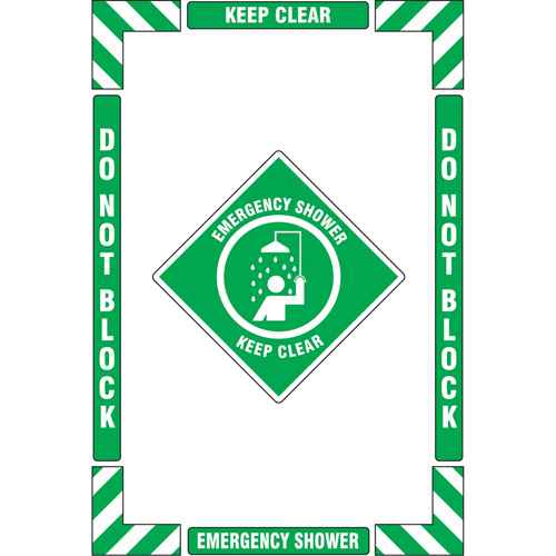 "Emergency Shower" Floor Marking Kit (SGY025)