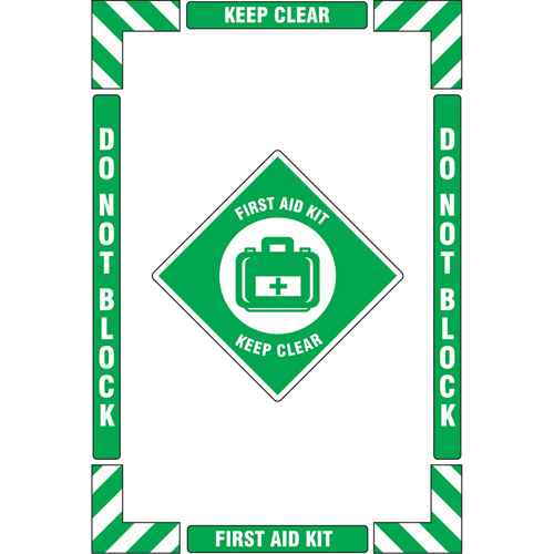 [SGY027] Trousse de marquage du sol «?First Aid?» (premiers soins) (SGY027)