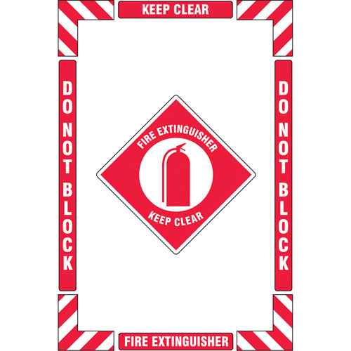 [SGY030] "Fire Extinguisher" Floor Marking Kit (SGY030)