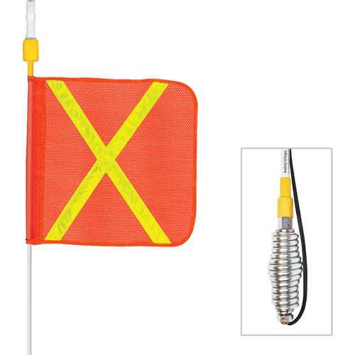 [SGY858] Tiges de sécurité tout-temps de série lourde avec lumière DEL constante Safety Whip(MD) (SGY858)