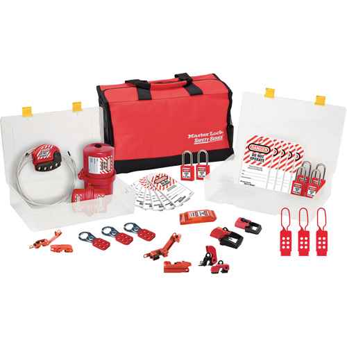 Trousse de cadenassage avec cadenas en thermoplastique de qualité supérieure Zenex(MC) (SGZ638)