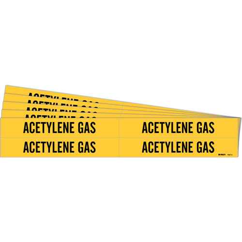 "Acetylene Gas" Pipe Markers (SH427)