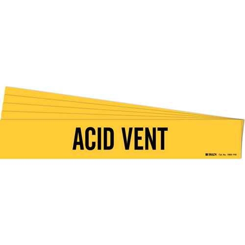 [SH433] "Acid Vent" Pipe Marker (SH433)
