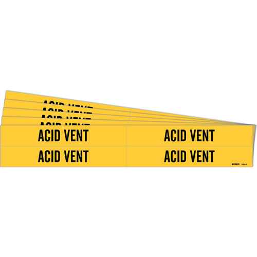 [SH435] "Acid Vent" Pipe Markers (SH435)
