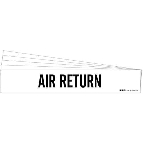 [SH457] "Air Return" Pipe Marker (SH457)