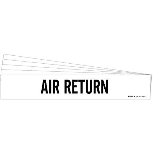 [SH458] "Air Return" Pipe Marker (SH458)
