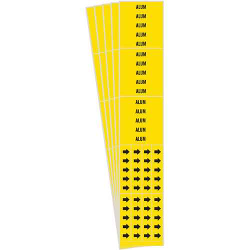 [SH476] Marqueur de tuyau «Alum» (SH476)