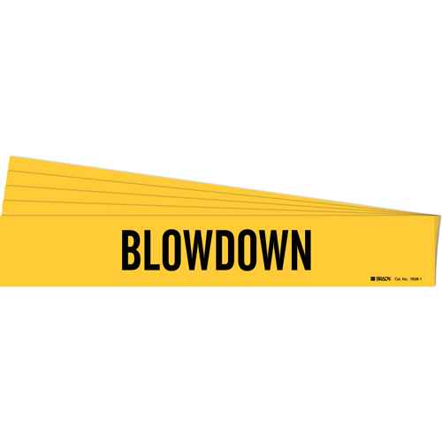 [SH534] "Blow Down" Pipe Marker (SH534)