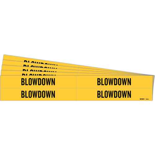 [SH535] "Blowdown" Pipe Markers (SH535)