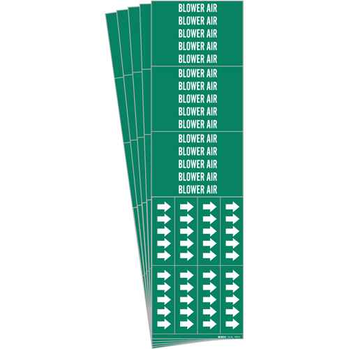 [SH540] "Blower Air" Pipe Marker (SH540)