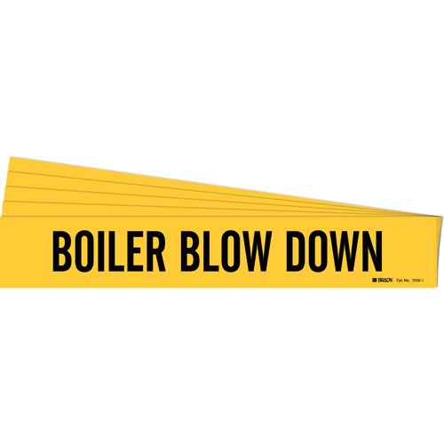 [SH542] "Boiler Blow Down" Pipe Marker (SH542)