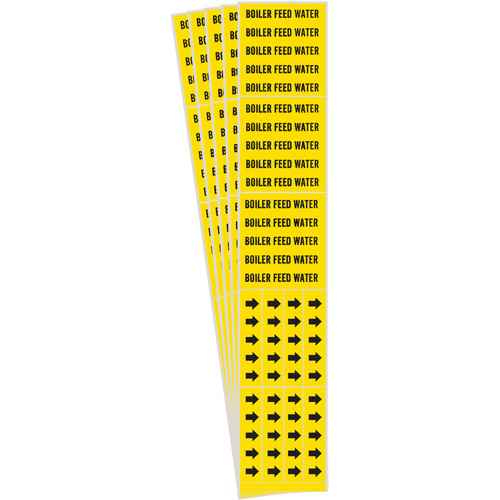[SH556] "Boiler Feed Water" Pipe Marker (SH556)