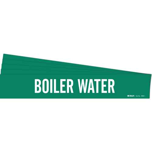 [SH558] "Boiler Water" Pipe Marker (SH558)