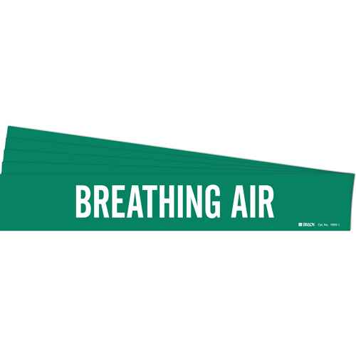 [SH562] "Breathing Air" Pipe Marker (SH562)