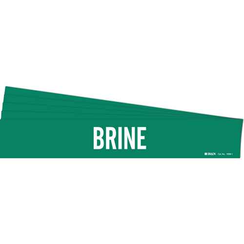 [SH566] "Brine" Pipe Marker (SH566)