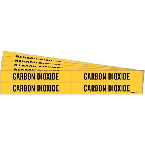 [SH571] "Carbon Dioxide" Pipe Markers (SH571)