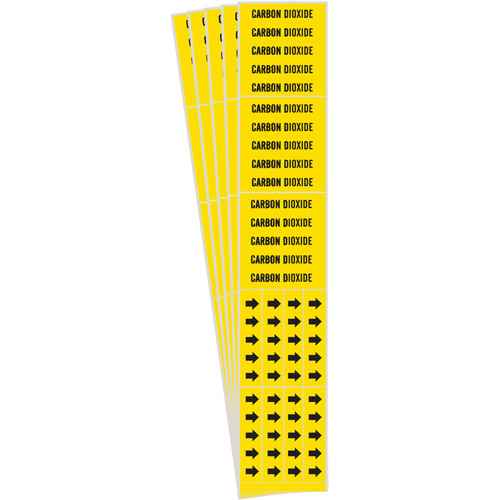 [SH572] "Carbon Dioxide" Pipe Marker (SH572)