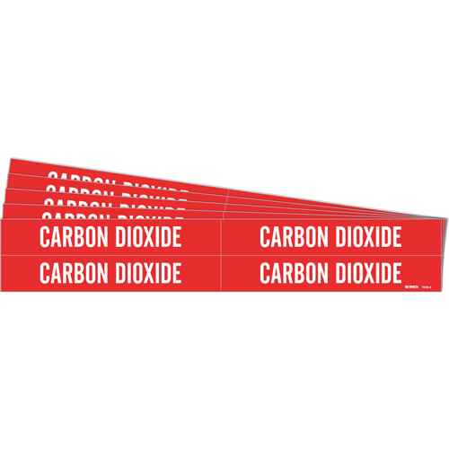 [SH575] "Carbon Dioxide" Pipe Markers (SH575)