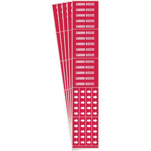 [SH576] "Carbon Dioxide" Pipe Marker (SH576)