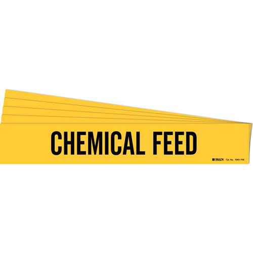 [SH589] "Chemical Feed" Pipe Marker (SH589)