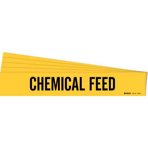 [SH590] "Chemical Feed" Pipe Marker (SH590)