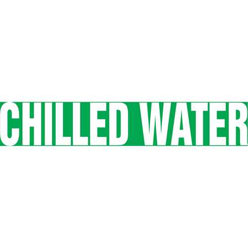 [SH598] "Chilled Water" Pipe Markers (SH598)