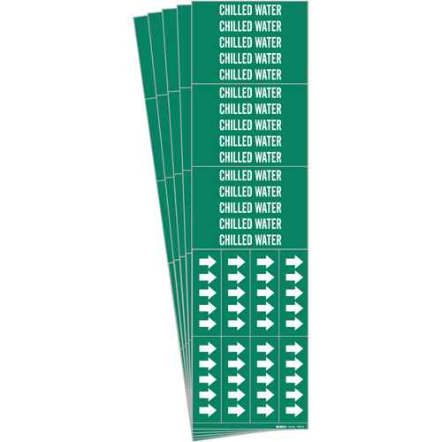 [SH600] "Chilled Water" Pipe Marker (SH600)