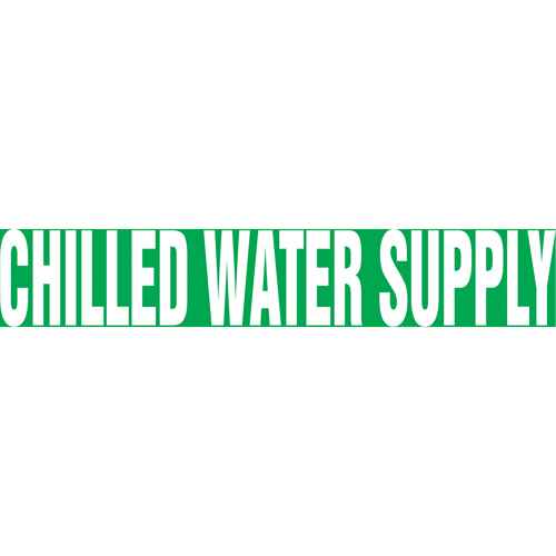 [SH605] "Chilled Water Supply" Pipe Markers (SH605)