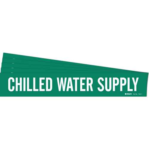 [SH606] "Chilled Water Supply" Pipe Marker (SH606)